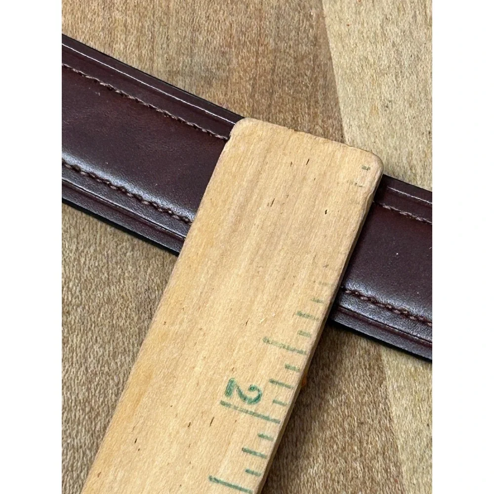 Chaps Belt Boys M‎ Black Brown Reversible Manmade Leather 12CH0111 Silver Buckle